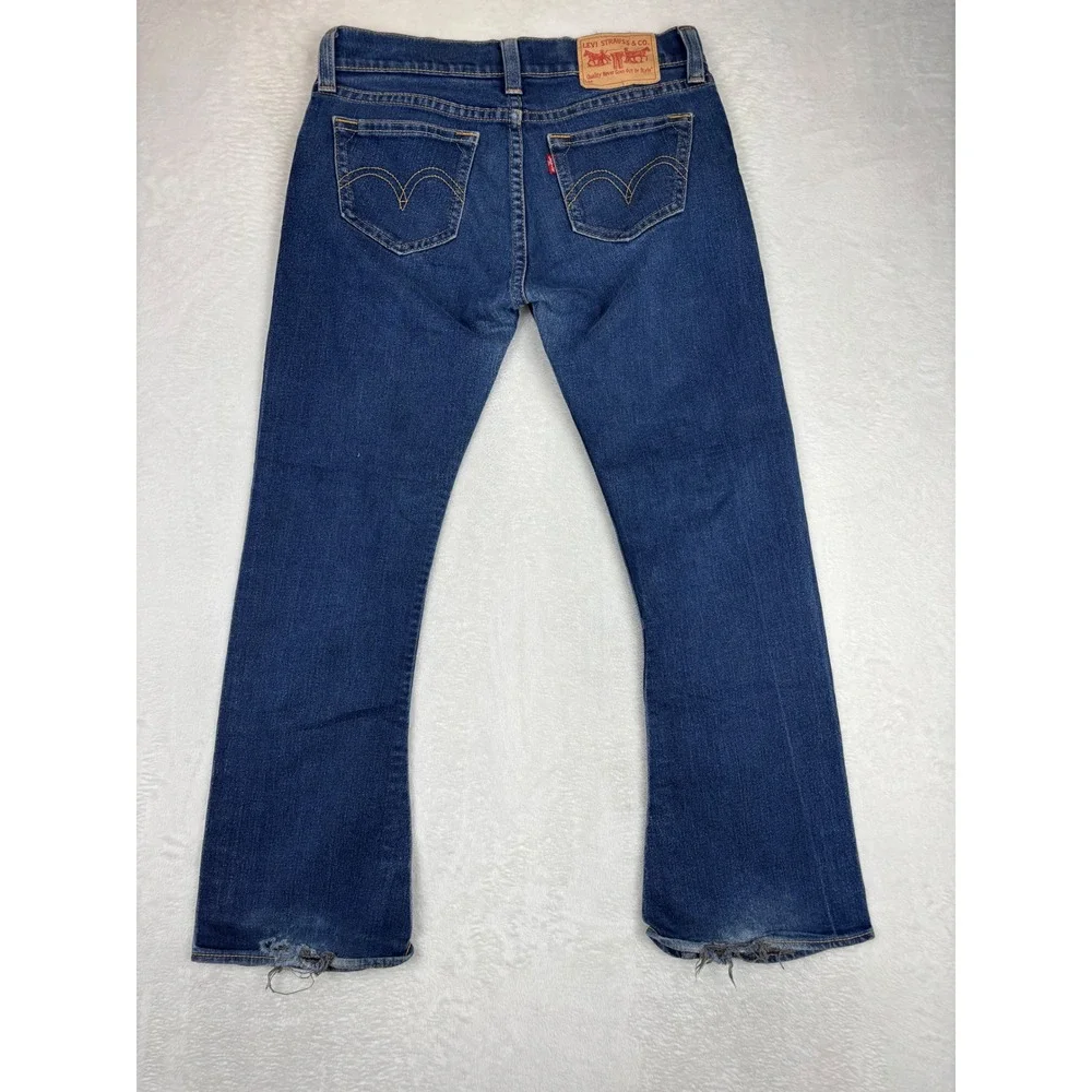 Levis Type 1 Men's 34x29 Tough Bootcut Vintage Jeans Dark Blue Western Fit